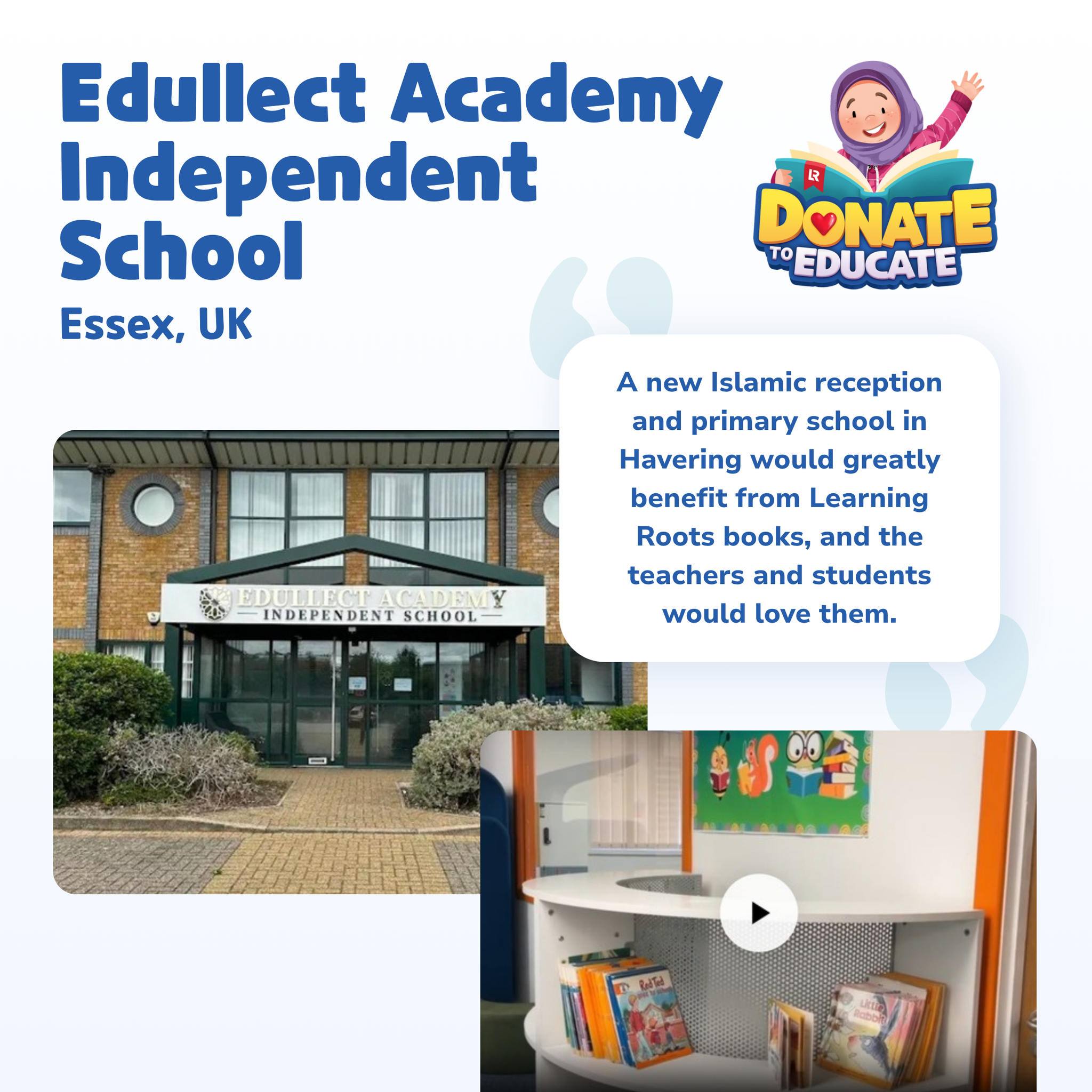 Donate to Educate: Package 1