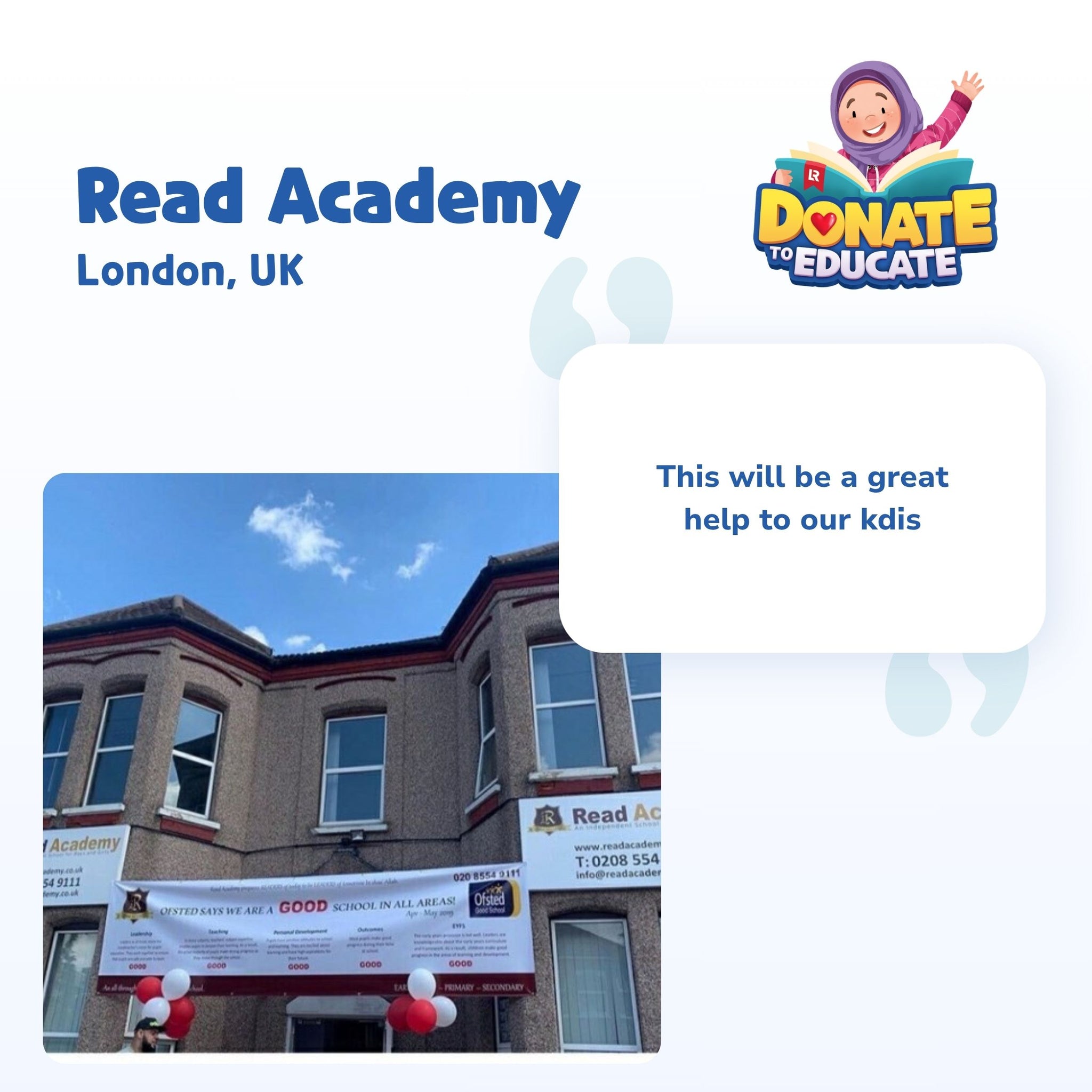 Donate to Educate: Package 2