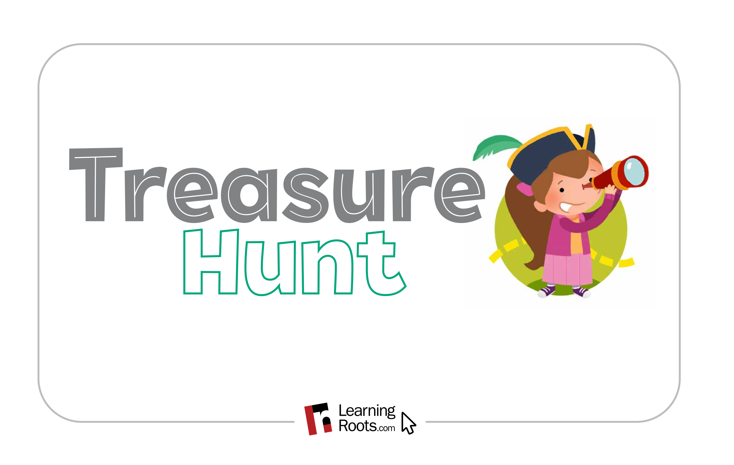 Treasure Hunt: Arabic Letters & Companions (Free Digital Download)