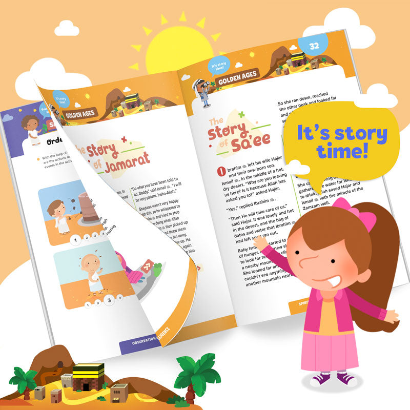 Hajj & Umrah Activity Book Set (Big & Little Kids)