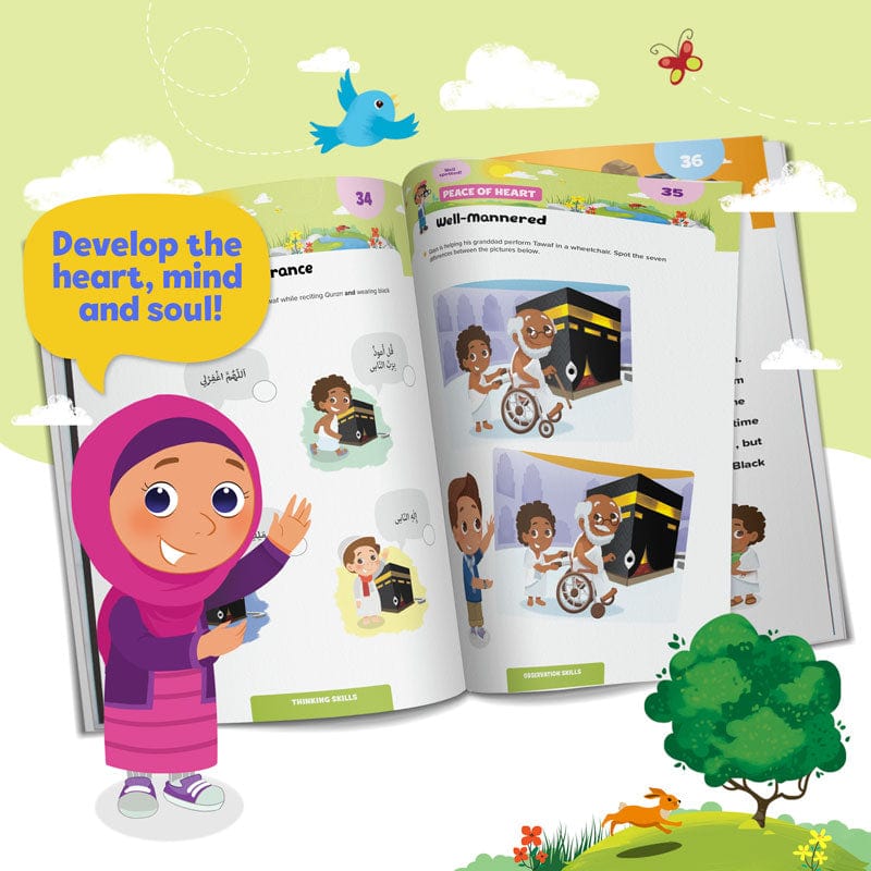 Hajj & Umrah Activity Book Set (Big & Little Kids)