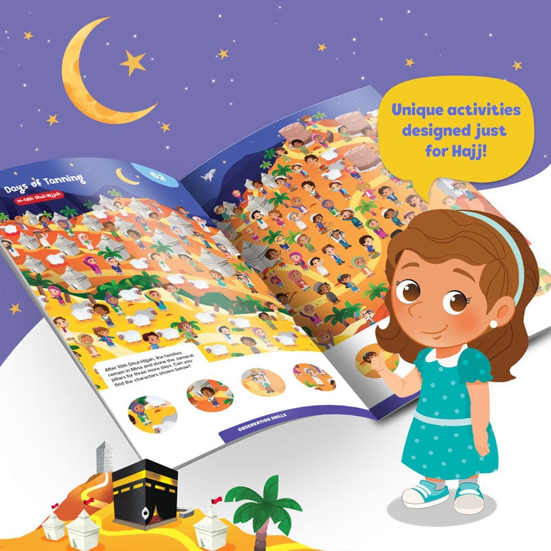 Hajj & Umrah Activity Book (Big Kids)