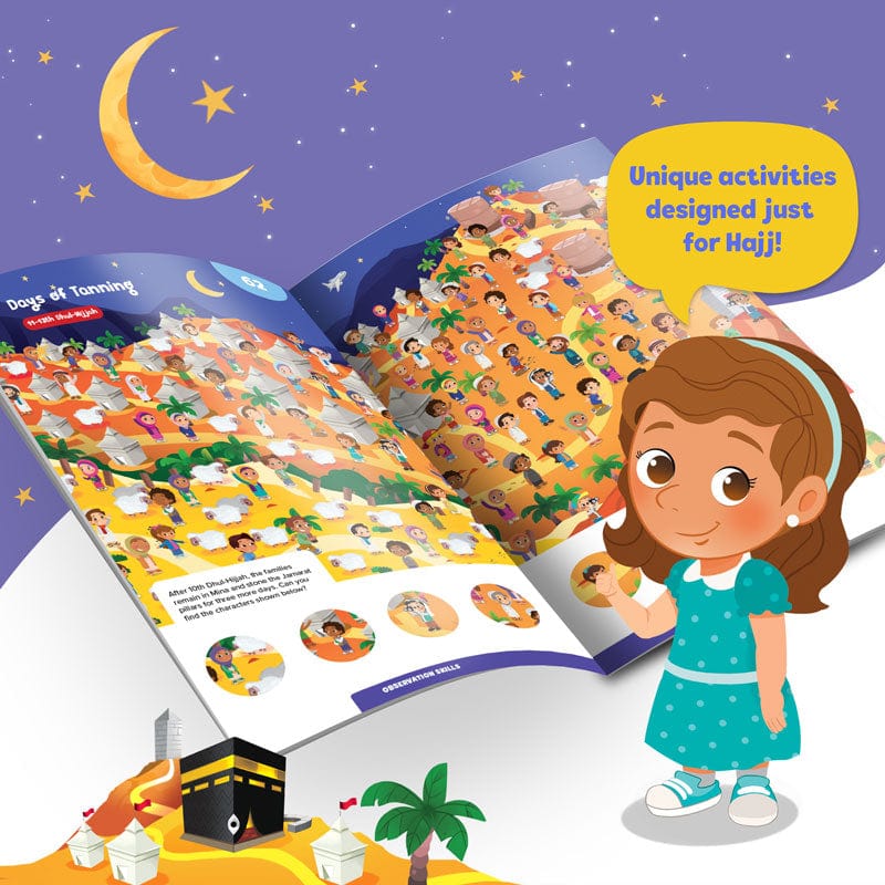 Hajj &amp; Umrah Activity Book (Big Kids)