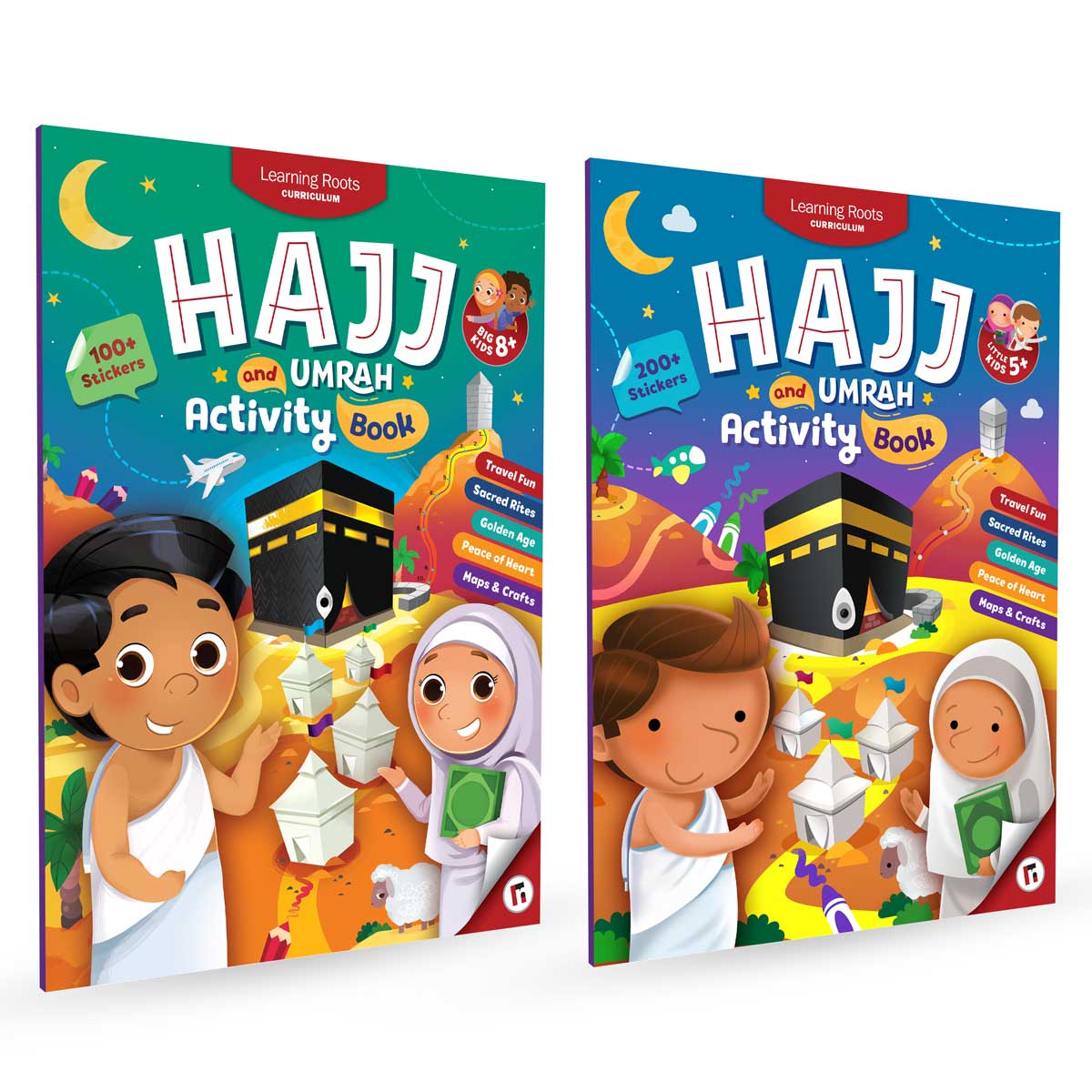 Hajj & Umrah Activity Book Set (Big & Little Kids)