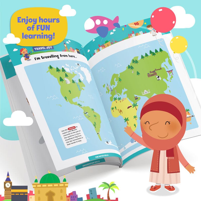Hajj &amp; Umrah Activity Book (Little Kids)