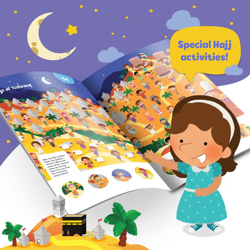 Hajj & Umrah Activity Book Set (Big & Little Kids)