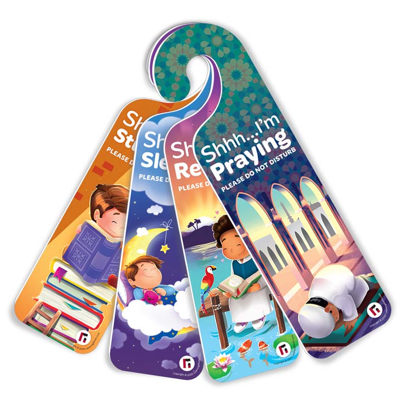 Quiet Please! Pack of 4 Do Not Disturb Signs - Learning Roots