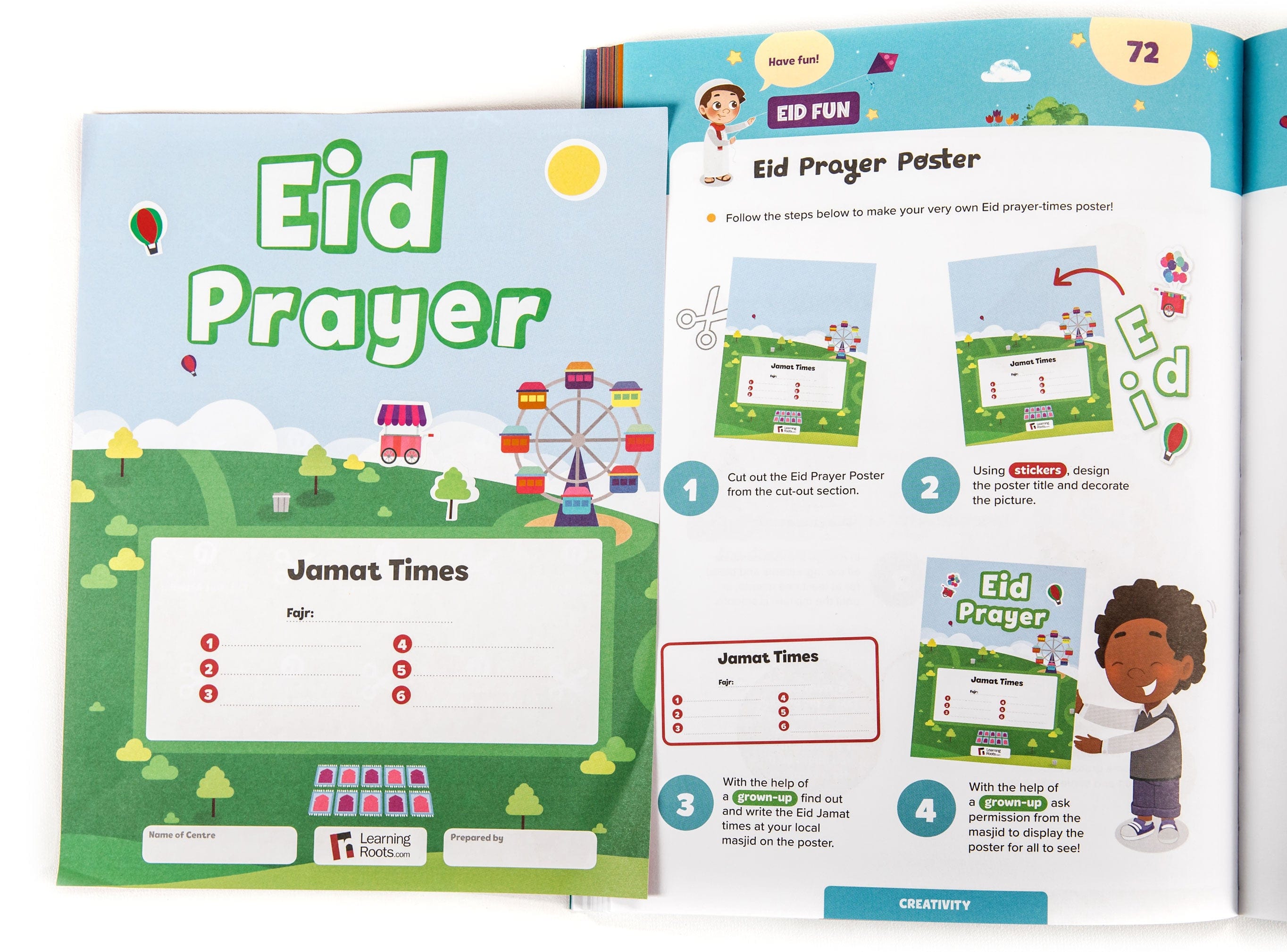 Ramadan Activity Book (Big Kids) - Learning Roots